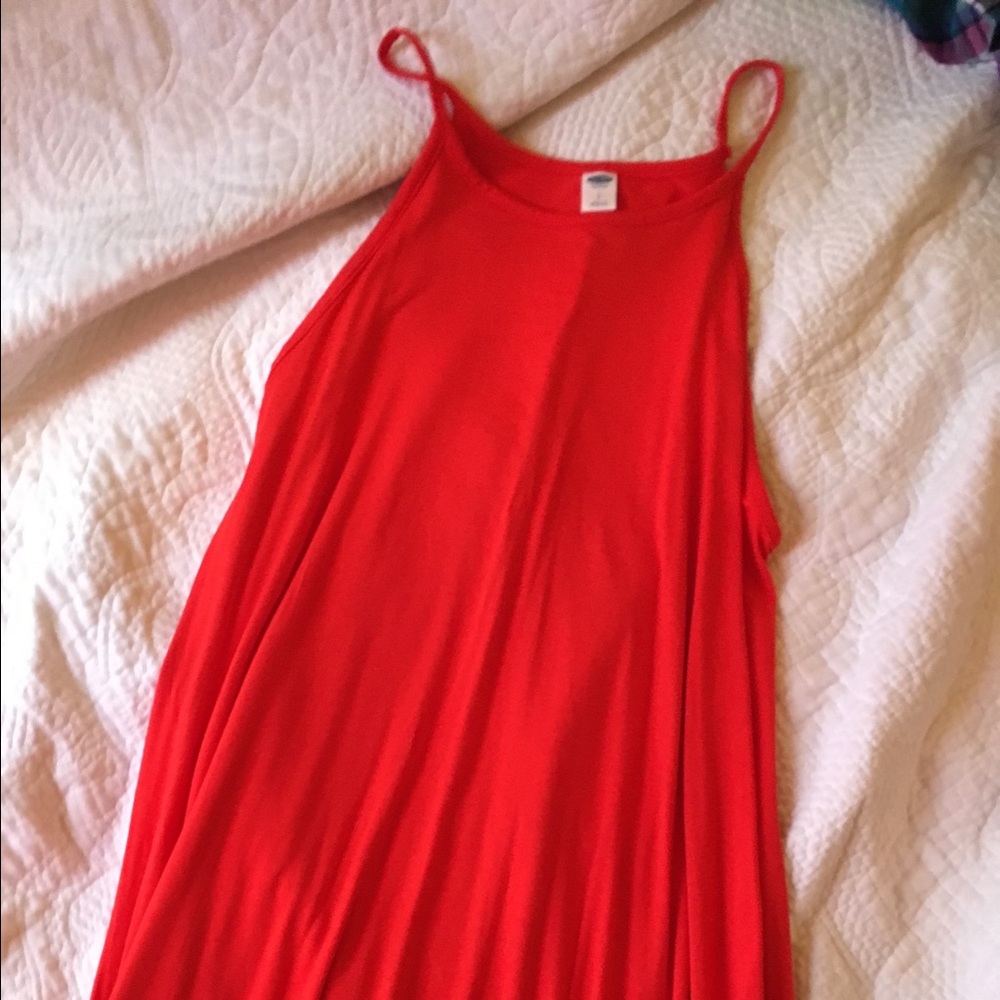 Red old navy dress